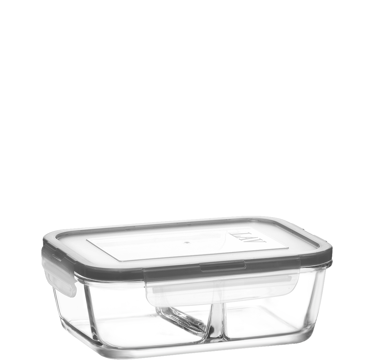 Kyoto 2 Compartment Food Container with Locked Lid
