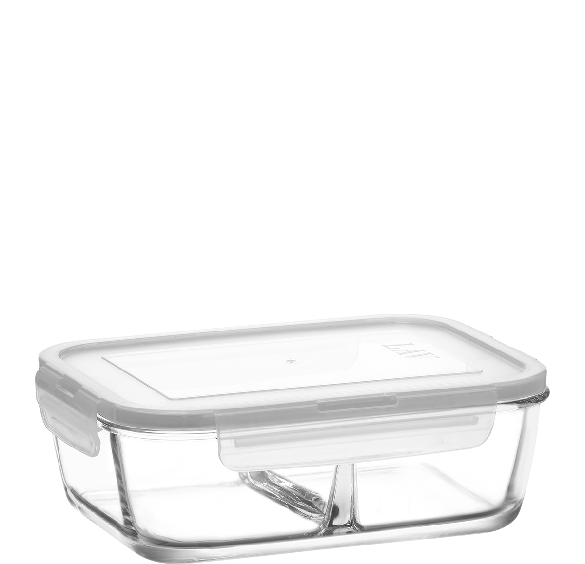 Kyoto 2 Compartment Food Container with Locked Lid