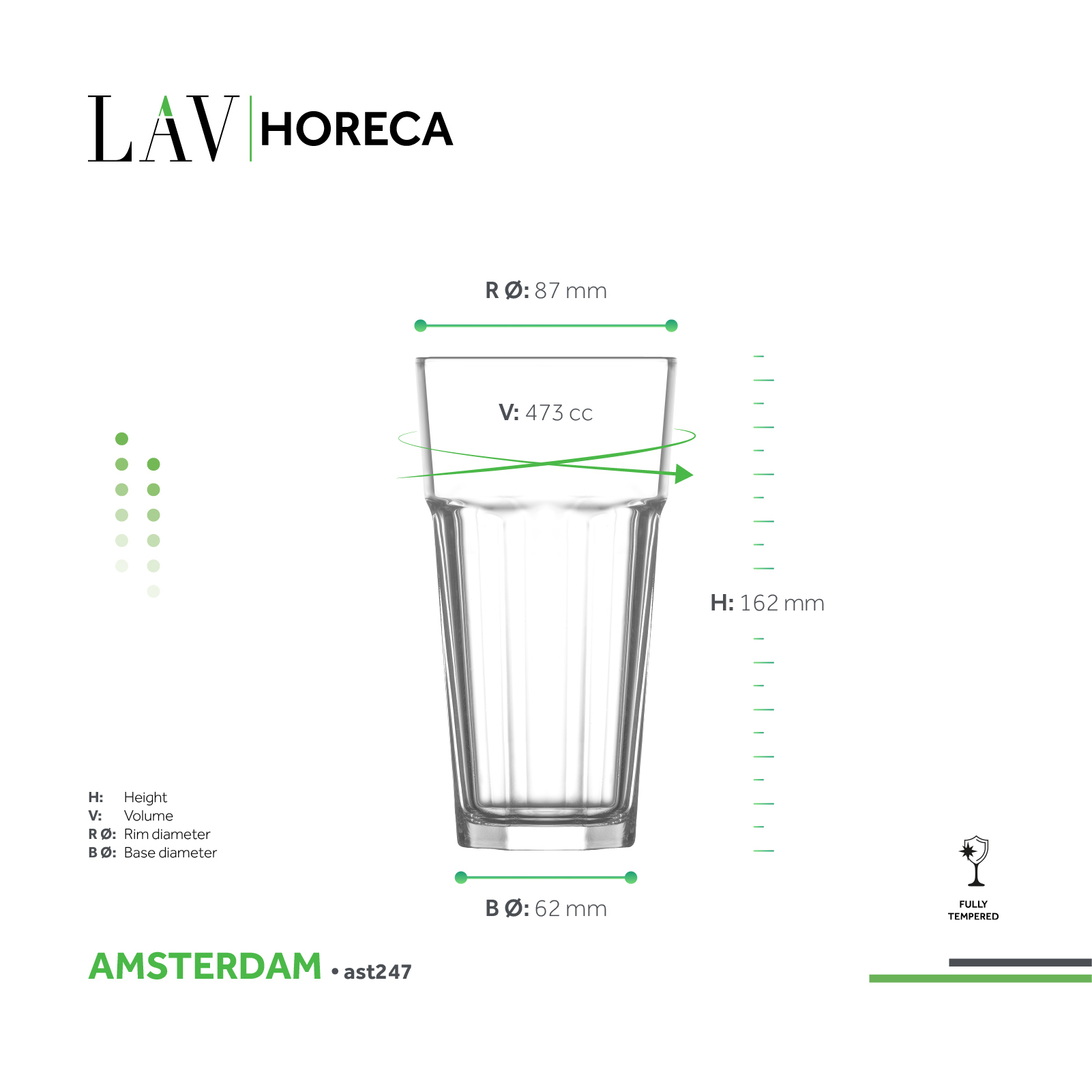 Amsterdam Beer Glass