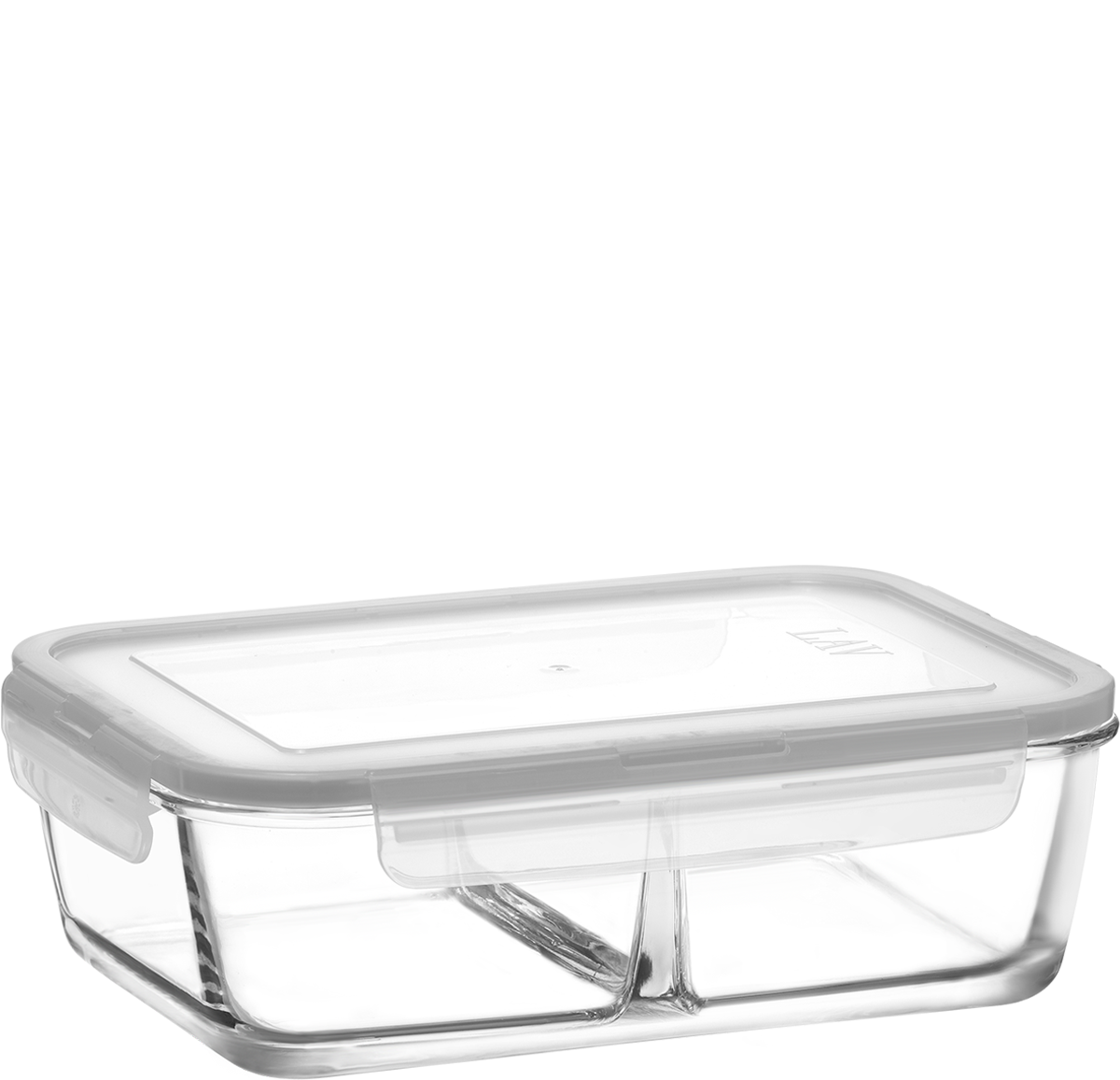 Kyoto 2 Compartment Food Container with Locked Lid