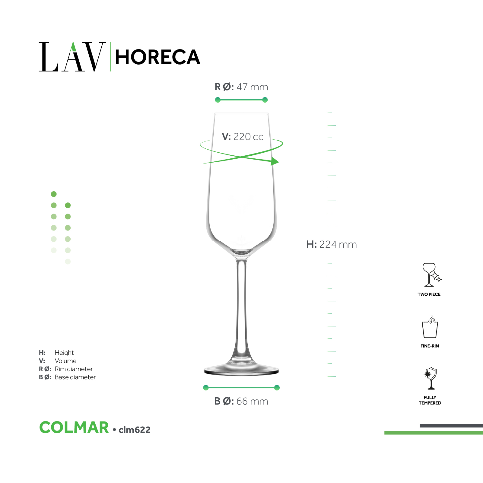 Colmar Champagne Flute