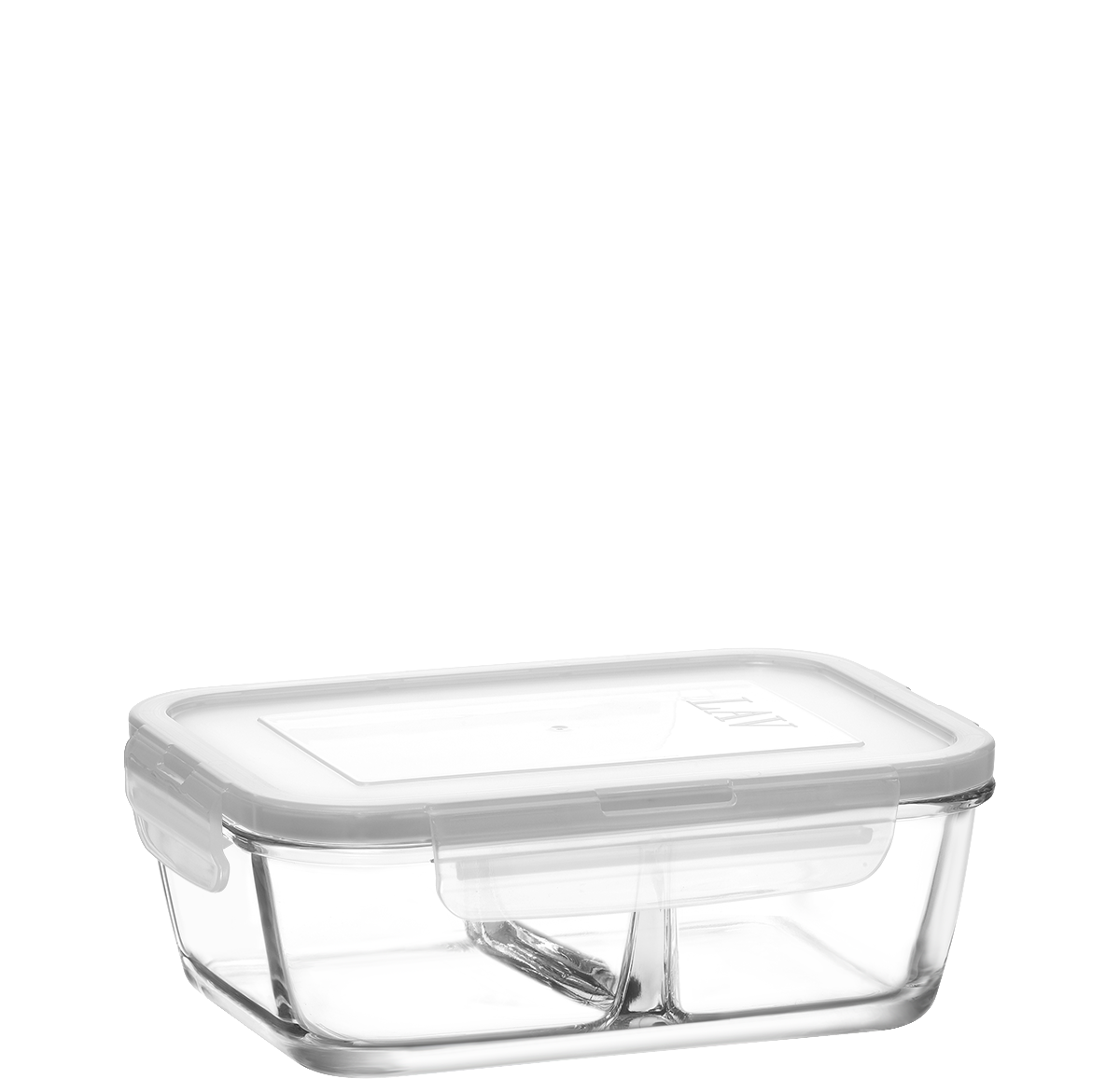 Kyoto 2 Compartment Food Container with Locked Lid