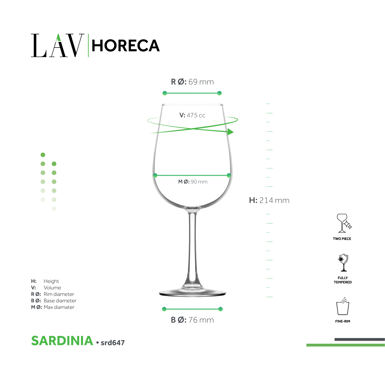 Sardinia Wine Glass